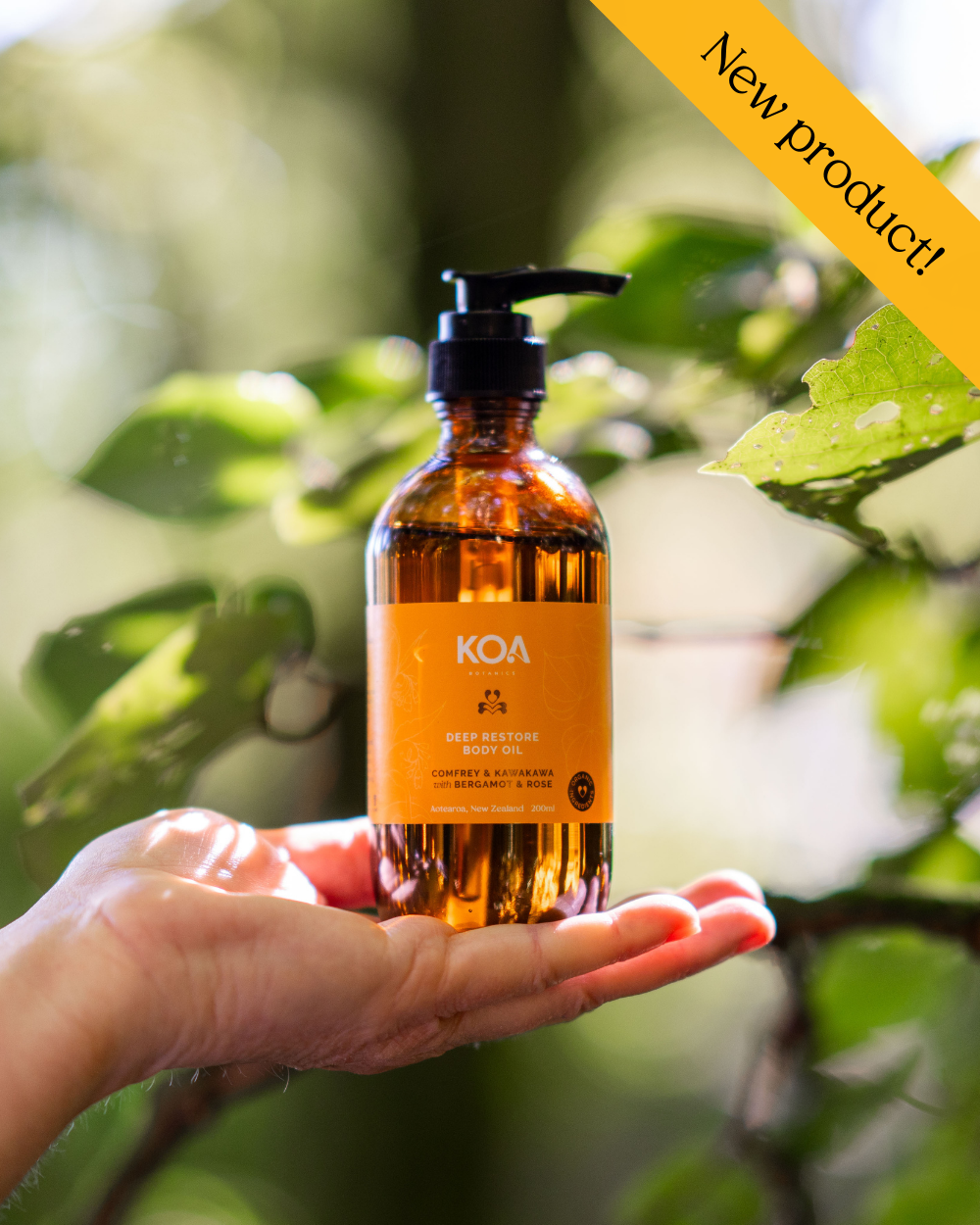 Restore Oil with Comfrey + Kawakawa 50ml