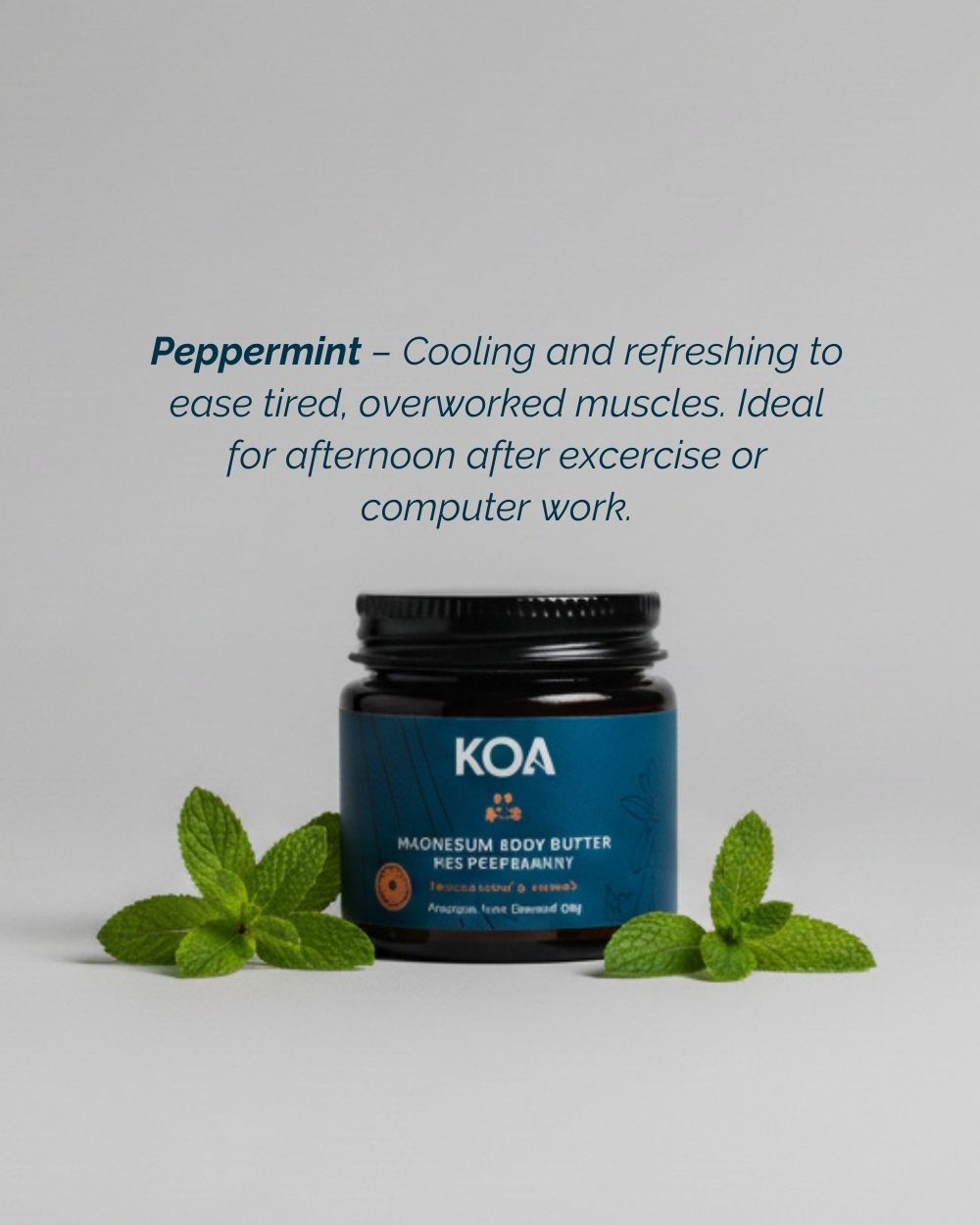 Magnesium Body Butter with Peppermint